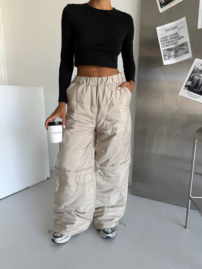 Oversize Puffy Cargo Pants