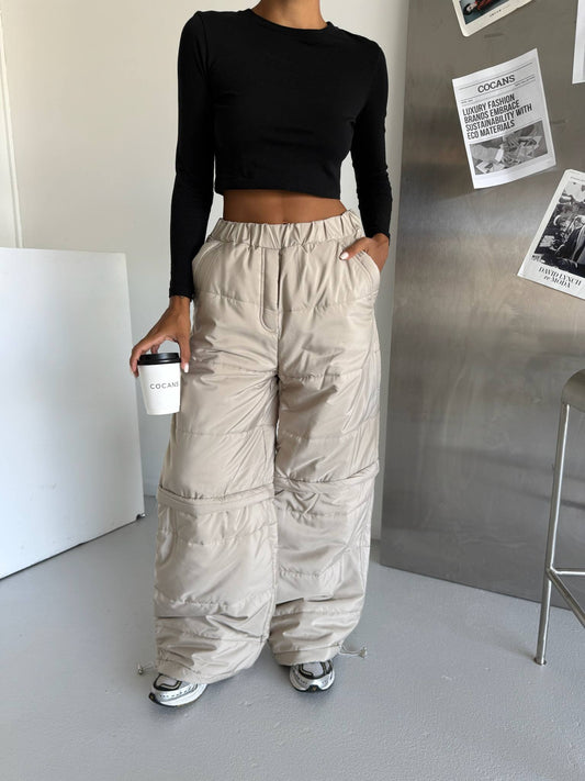 Oversize Puffy Cargo Pants