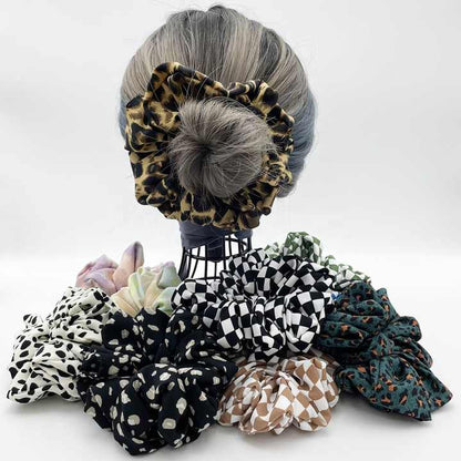 Tiger Print Scrunchies