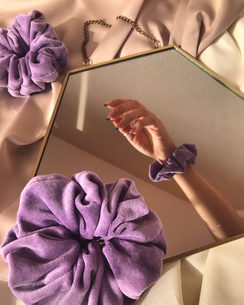 Purple Tingz Scrunchies