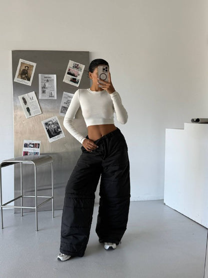 Oversize Puffy Cargo Pants