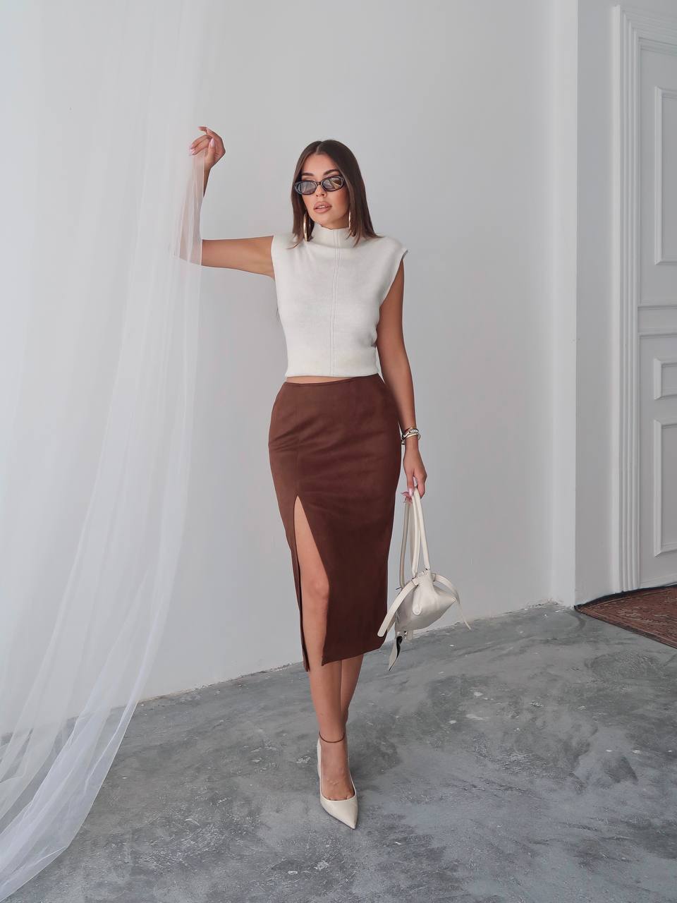 High Split Skirt