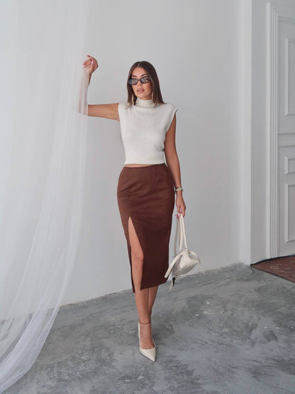 High Split Skirt